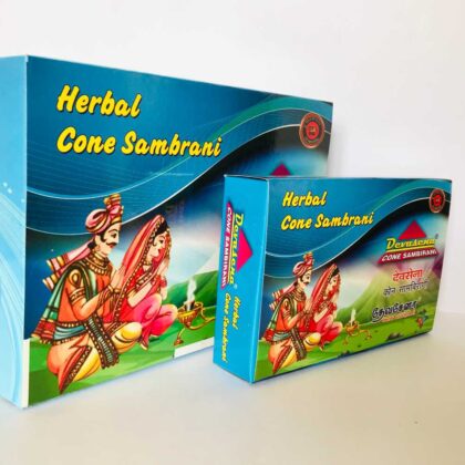 DEVASENA HERBAL CONE SAMBRANI (LARGE) - 6 BOXES
